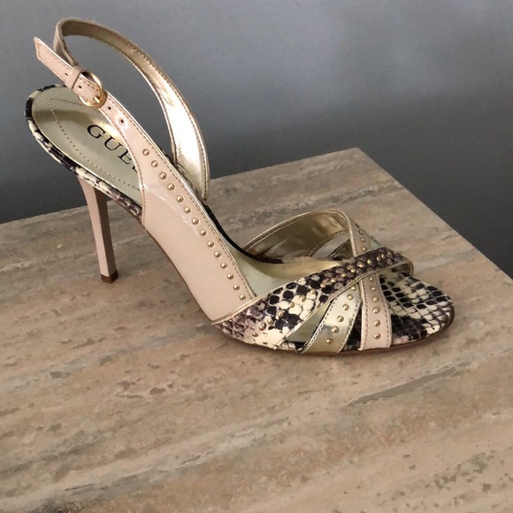 Guess sling back heels 7.5 M - Picture 2 of 4